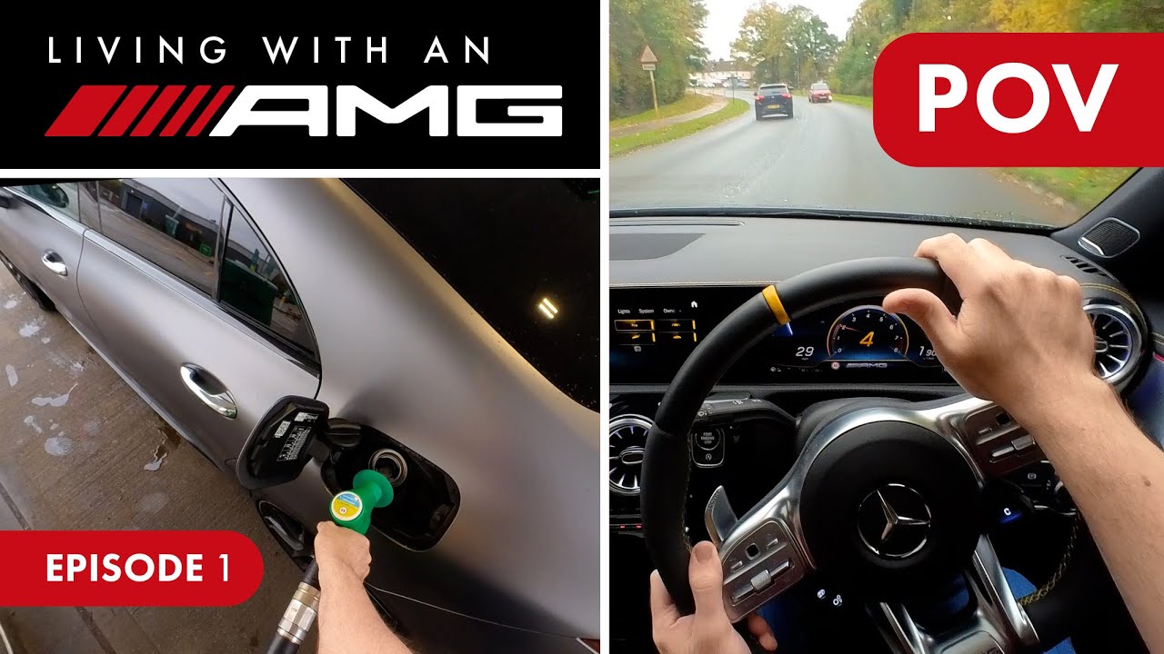 CLA45s AMG Fun in the wet and how much I spend on fuel