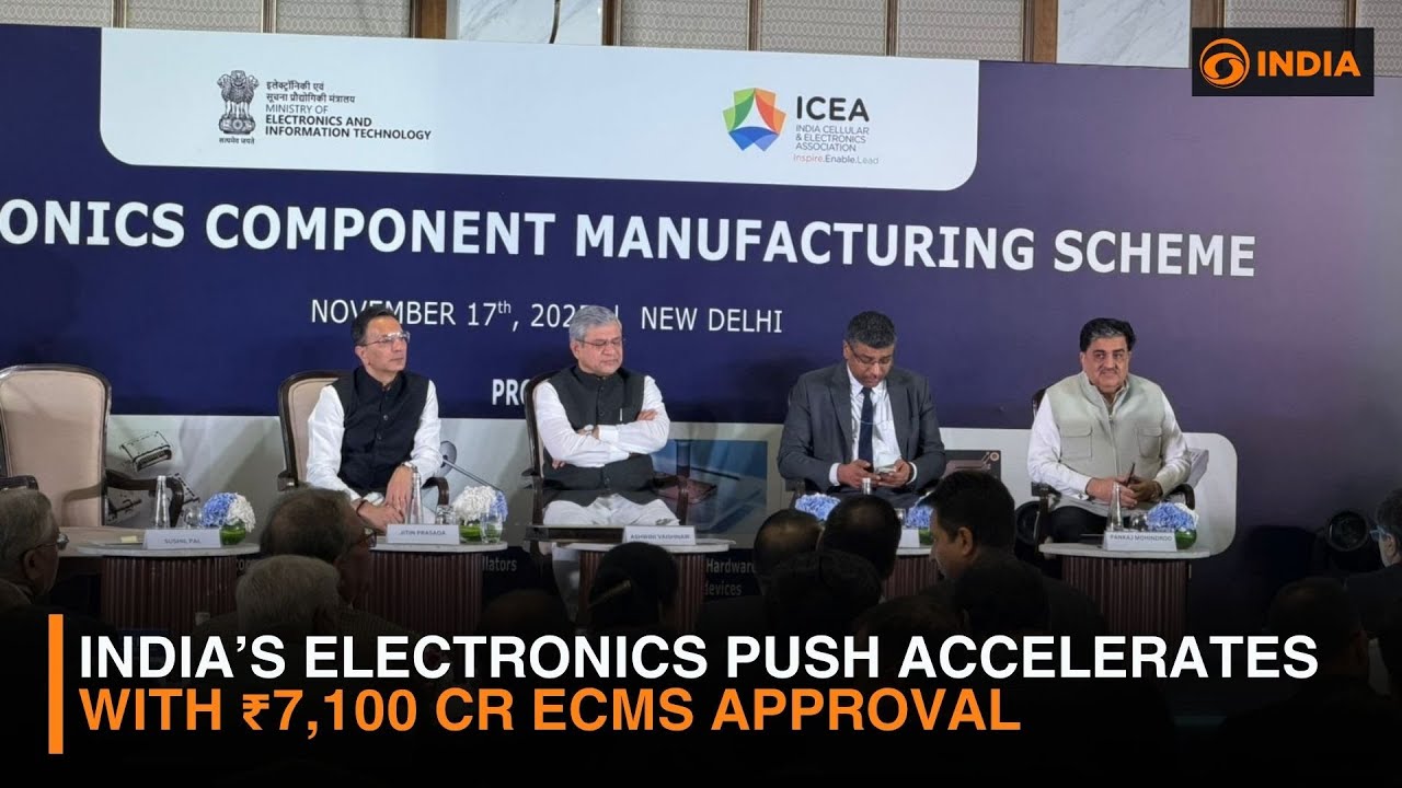 India’s Electronics Push Accelerates with ₹7,100 Cr ECMS Approval