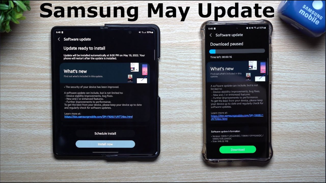 Samsung's New Software Update - Google Play System Update, Bug Fixes ...