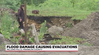 Millers Falls faces flooding after weekend storm, residents evacuated