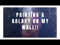 Painting A Galaxy On My Wall Instead Of Going To Homecoming