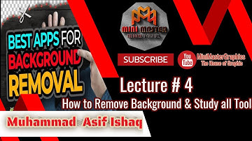 How to Remove Background  in Imagitor & Sutdy Tools?Lecture 4/7[Beginners Guide to Graphic Design]