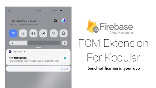 Free Firebase Cloud Massaging Extension For Kodular, App Inventor, Niotron