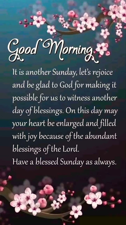 #sunday #blessings #prayer