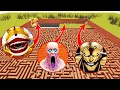 Tails Tapes Sonic vs SCP-096 vs Armored Titan — Insane GMod Monster Battle!