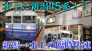 【水上に115系⁉】快速谷川岳紅葉号に乗ってきた