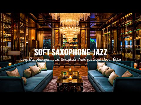 Soft Saxophone Jazz Music in Cozy Bar Ambience - Jazz Saxophone Music for Good Mood, Relax