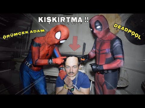 ÖRÜMCEK ADAM VE DEADPOOL SAÇLARIMI KAZIDI !! (KIŞKIRTMA !!!)