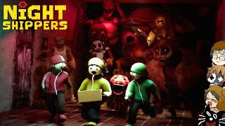 【4人実況】今話題のバケモノが住む街で配達バイトをするホラーゲーム『 Night Shippers 』｜キヨ。