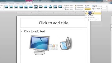 10.16 Rotating and Flipping Objects - MS PowerPoint (Urdu) - MS Office 2010 Tutorials