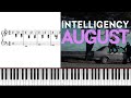 Intelligency - August, как играть на пианино