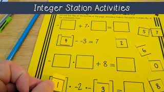 Integer Notes and Activity Bundle from Wilcox's Way