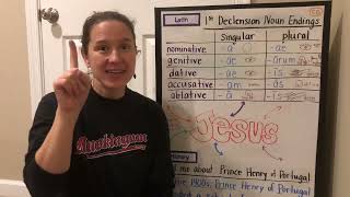 CC Cycle 1, Weeks 3, 4, 15, 16 Latin - First Declension Noun Endings