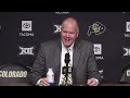 Colorado Men's Basketball Post Game Press Conference
