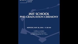 PhD Graduation Ceremony 2016