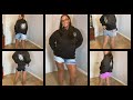Fashion Nova sexy summer SHORTS! PART 2! size large. long legs approved?