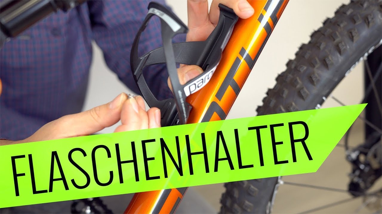 Flaschenhalter Montage am Fahrrad - einfach, richtig & schnell