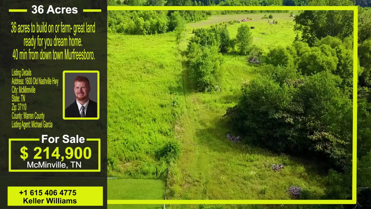McMinnville TN Land for Sale 1600 Old Nashville Hwy 37110 YouTube