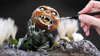 ZOMBIE PUMPKIN Swamp diorama / resin / Polymer Clay by Emz Odd Works 21,700 views 1 year ago 10 minutes, 2 seconds