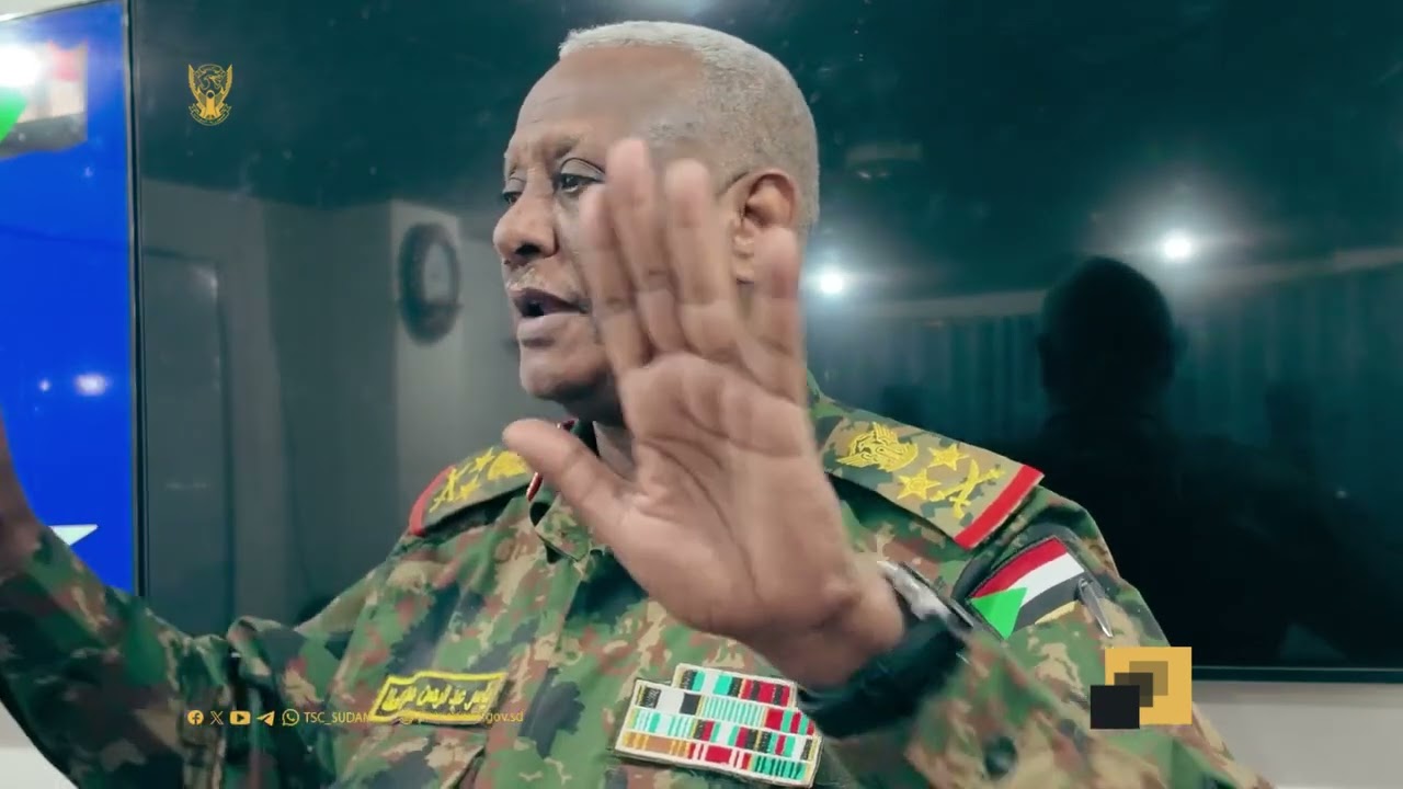 #ياسر_العطا، لدى تفقده متقدم الأبيض وقيادة الفرقة الخامسة مشاة