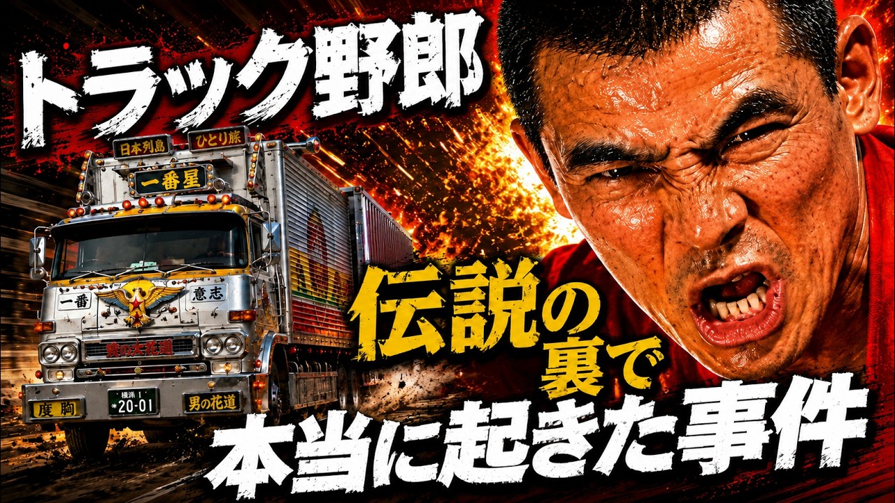 映画【トラック野郎】撮影現場は想像以上にヤバかった!大ヒットの裏で起きていた衝撃の舞台裏