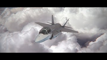 Jet Dogfight -  F35 Lightning vs SU35 Flanker - Animated with Element 3D