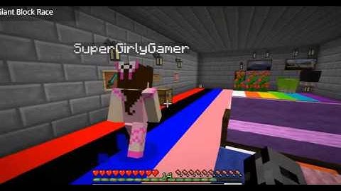 Minecraft: SUPER MARIO LUCKY BLOCK RACE - Lucky Block Mod - Modded Mini-Game