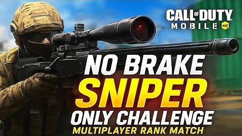 🔥 SNIPER ONLY in Multiplayer RANKED! No Scope Challenge Went INSANE 😱🔥 | CODM