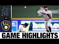 Marlins vs. Brewers Game Highlights (4/26/21) | MLB Highlights