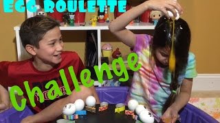 EGG ROULETTE CHALLENGE /TOY SURPRISE - EASTER SHOPKINS || Kaden vs Kiana