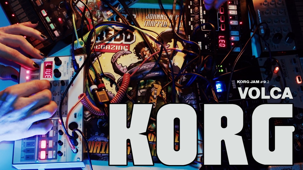 KORG Volca Series #funky in #house 4K video No. 9.2 - YouTube