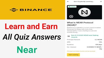 Binance Near Quiz  Answers || Binance Learn and Earn New Offer || Binance  All Quiz Answers Today