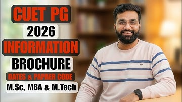 CUET PG 2026 NOTIFICATION RELEASED | DATES & PAPER CODE | EXPLAINED @RudraMayankTr
