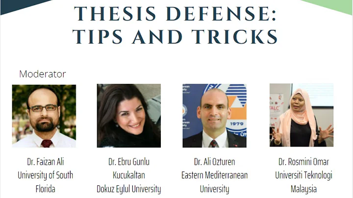 How to Prepare for Thesis and Dissertation Defence: Tips and Tricks from Supervisors and Examiners - DayDayNews