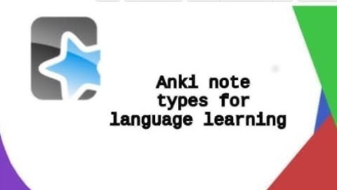 Anki note types for language learning
