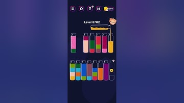 Get Color Level 8702 #watersort #watersortgame #colorgames #watersortpuzzle