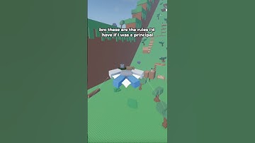 If I Was Your Principal These Would Be My Rules! 😂 #roblox #robloxedit