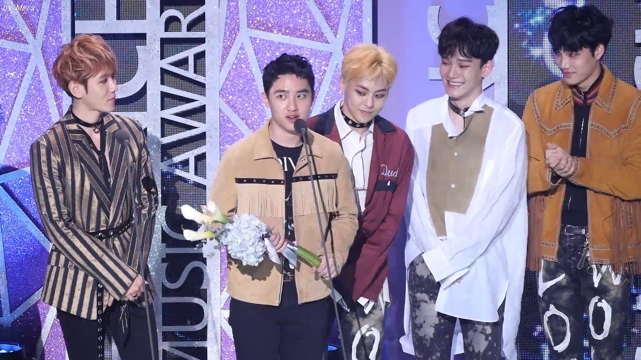 170222 엑소 (EXO) - 2분기 앨범상 수상소감  [전체] 직캠 Fancam (2016 가온차트어워드) by Mera