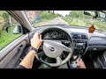 2002 Mazda 626 [1.8 90 HP] | POV Test Drive #788 Joe Black