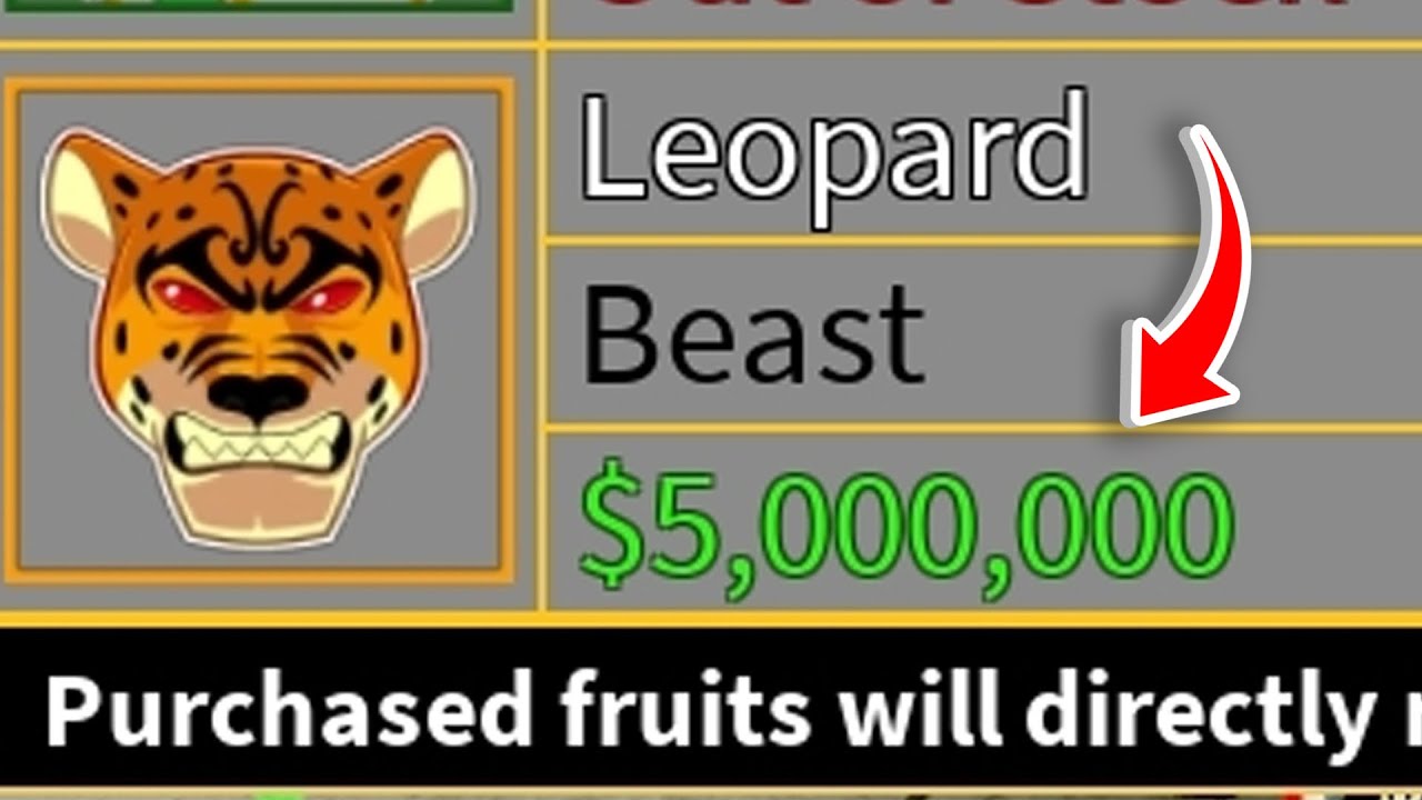 LEOPARD IS BACK IN STOCK - BLOX FRUITS - YouTube