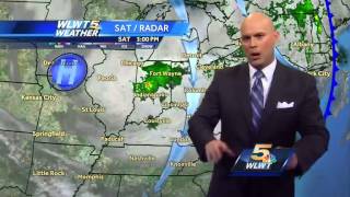 As Showers Clear Temperatures Fall