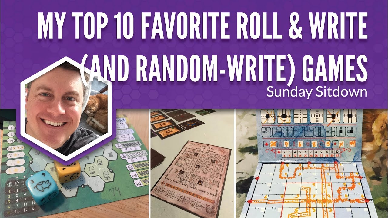 My Top 25 Favorite Roll-and-Write Games