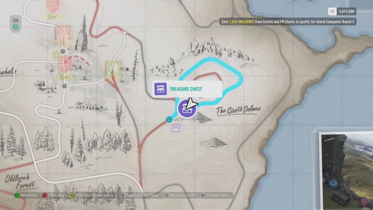 Forza Horizon 4 Fortune Island Map