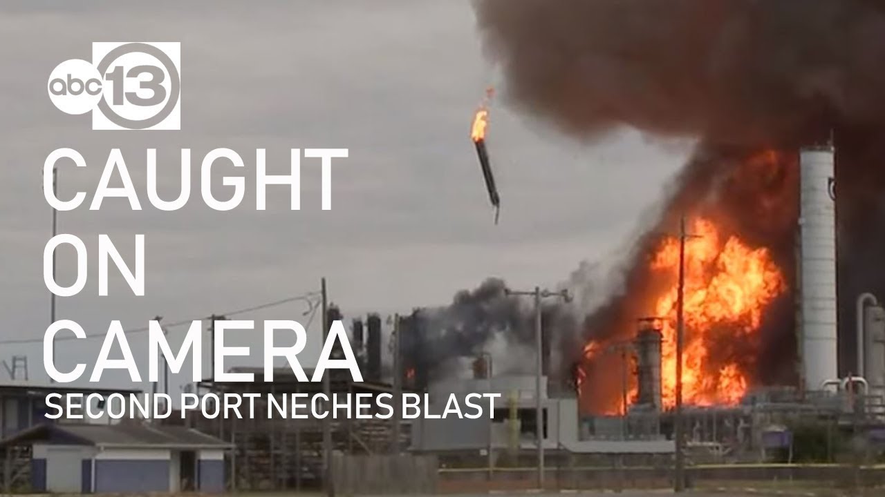 Download WATCH: Second Port Neches explosion sends debris into the air