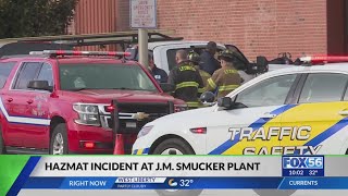 Crews respond to fire, ammonia leak at Lexington's J.M. Smucker plant