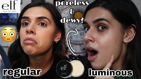 TESTING NEW ELF LUMINOUS PUTTY PRIMER VS PORELESS PUTTY PRIMER | is there a difference? | MAUMINA
