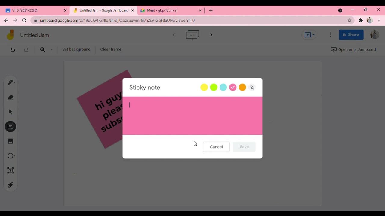 Untitled Jam Google Jamboard Google Chrome 2021 10 05 11 00 29 YouTube
