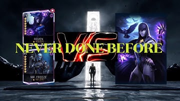 NEVER DONE BEFORE | MR FREEZE ONESHOT BOSS RAVEN | DMC ARTIFACT USED | H7 Aoc | Injustice 2 Mobile