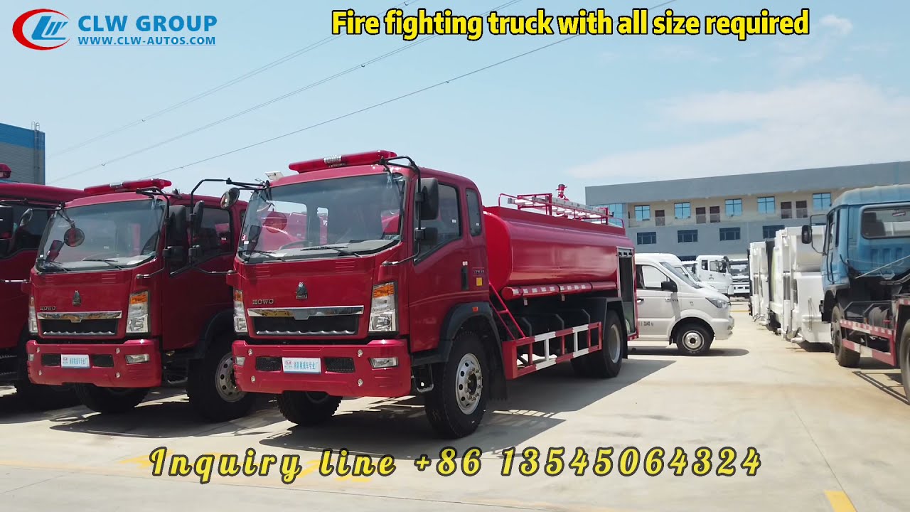 5Tons 8Tons 10Tons Sinotruk Howo Water Sprinkler Fire Fighting Truck,Top Fire Engine Factory