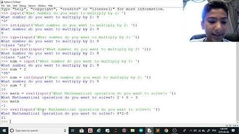 Python Tutorial 6 - User Input